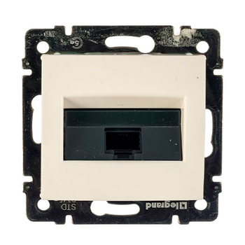 Информационная розетка Legrand Valene RJ45 UTP 5 кат 1 выход б/з белая - Электрика, НВА - Выключатели и розетки - Розетки - . Магазин оборудования для автономного и резервного электропитания Ekosolar.ru в Уссурийске