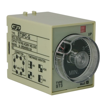 Реле времени 220V ST3PC-G (4-24h) Энергия - Электрика, НВА - Реле, автоматизация и управление - Реле времени - . Магазин оборудования для автономного и резервного электропитания Ekosolar.ru в Уссурийске