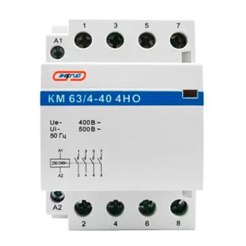 Модульный контактор КМ63/4P 40A 4НО Энергия - Электрика, НВА - Коммутационное оборудование - Контакторы - . Магазин оборудования для автономного и резервного электропитания Ekosolar.ru в Уссурийске