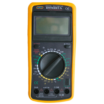 Мультиметр DT 9207 Энергия - Электрика, НВА - Измерительный инструмент - Мультимеры - . Магазин оборудования для автономного и резервного электропитания Ekosolar.ru в Уссурийске