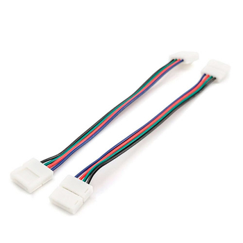 Комплект коннекторов Apeyron Electrics 09-12 (2 клипсы с проводами) для RGB-светодиодной ленты 12В IP20 10 мм - Светильники - Cветодиодные ленты - . Магазин оборудования для автономного и резервного электропитания Ekosolar.ru в Уссурийске