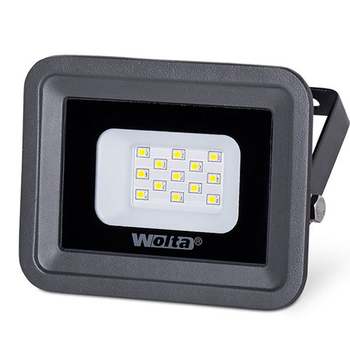 Светодиодный прожектор WOLTA WFL-10W/06W серый 5500K 10Вт SMD IP65 850Лм - Светильники - Прожекторы - . Магазин оборудования для автономного и резервного электропитания Ekosolar.ru в Уссурийске