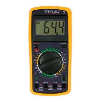 Мультиметр DT 9205A Энергия - Электрика, НВА - Измерительный инструмент - Мультимеры - . Магазин оборудования для автономного и резервного электропитания Ekosolar.ru в Уссурийске