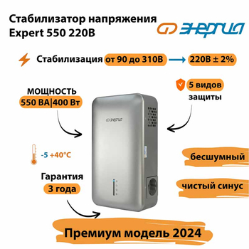 Инверторный cтабилизатор напряжения Энергия Expert 550 220В - Стабилизаторы напряжения - Инверторные - . Магазин оборудования для автономного и резервного электропитания Ekosolar.ru в Уссурийске