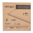 Панель ультратонкая светодиодная LightPhenomenON LT-UTP-02-IP40-40W-6500К б/д 4E - Светильники - Для общественных зданий - . Магазин оборудования для автономного и резервного электропитания Ekosolar.ru в Уссурийске